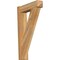 Ekena Millwork Traditional Rough Sawn Arts and Crafts Outlooker, Western Red Cedar, 6"W x 22"D x 34"H OUT06X22X34TRA03RWR - alternate 1